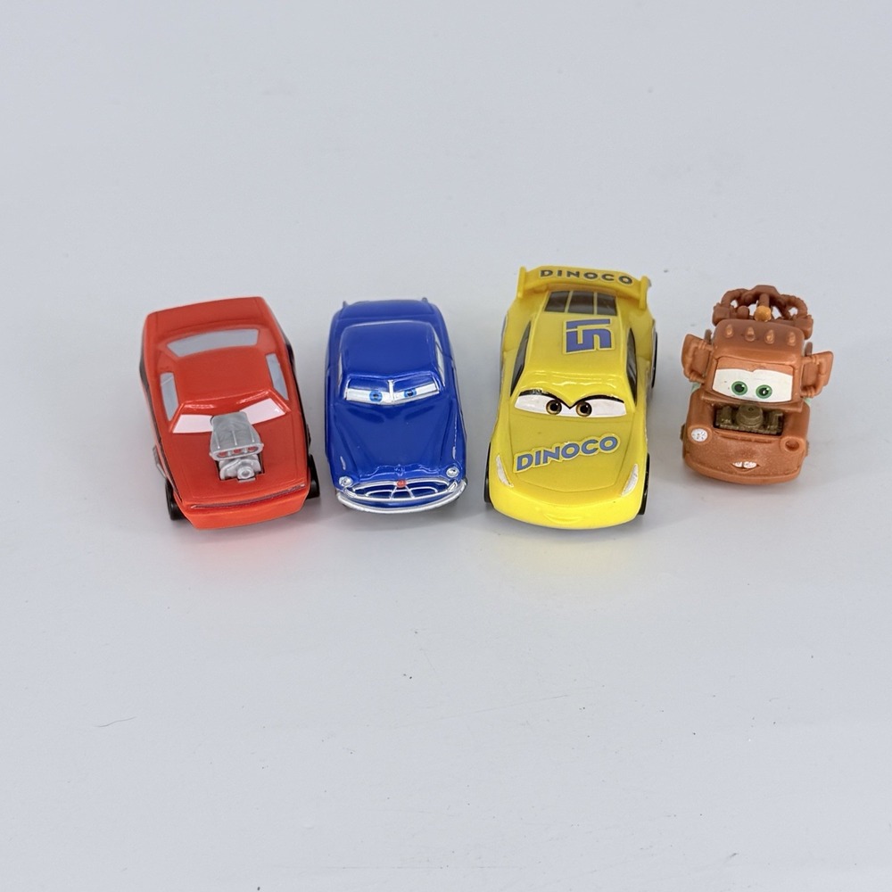 Disney Pixar Cars Snot Rod Doc Hudson Cruz Ramirez Mater Plastic Figures Lot